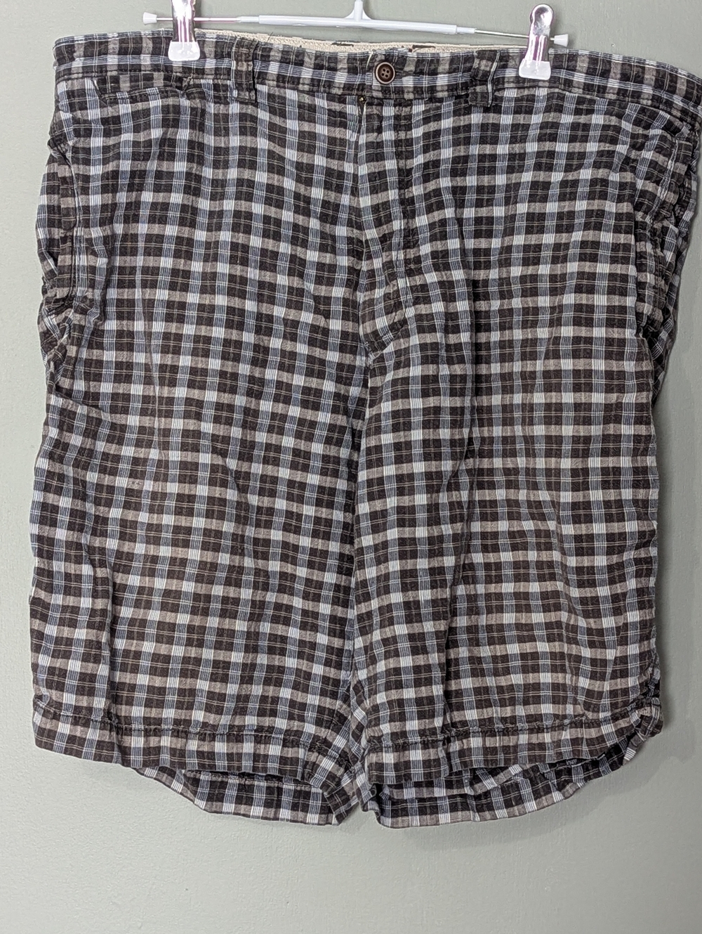 Tommy Bahama Paradise Nation Men's Linen‎ Silk Blend Plaid Shorts